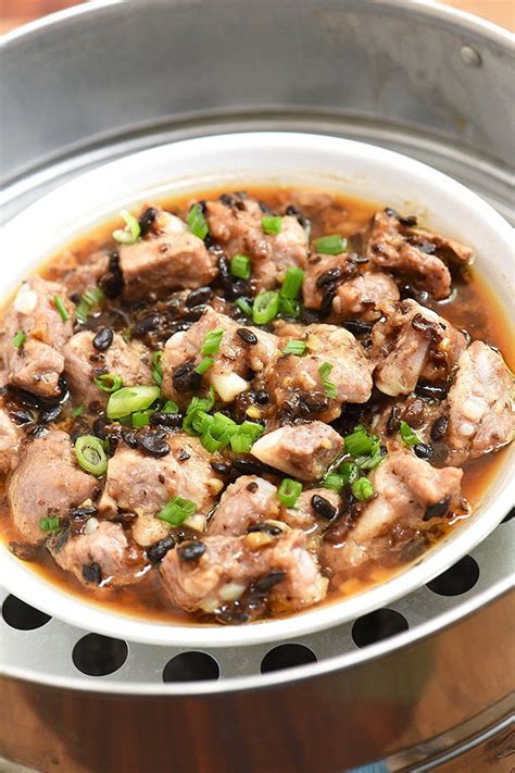 Steamed Pork Ribs With Fermented Black Beans Recipe Pork Rib