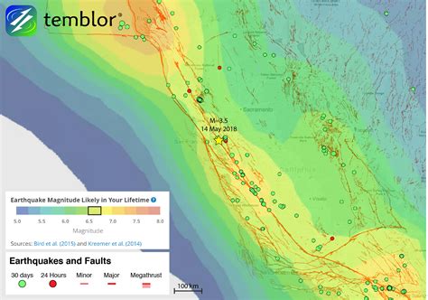 Hayward Earthquake Fault Line Map