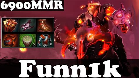 Dota 2 Funn1k 6900 MMR Plays Chaos Knight Ranked Match Gameplay