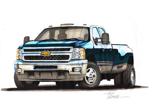 Desenho Chevy Silverado Carros Homem Aranha Desenho Auto