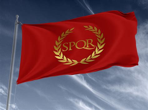 Flag Roman Empire, Unique Design Print, Double Sided Large Flag, Size ...