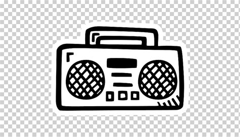 Iconos del ordenador boombox texto rectángulo monocromo png Klipartz