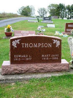 Mary Jane Newcomer Thompson Homenaje De Find A Grave