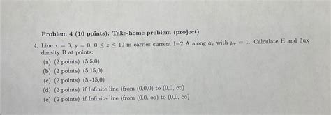 Solved Problem 4 10 Points Take Home Problem Project 4 Chegg