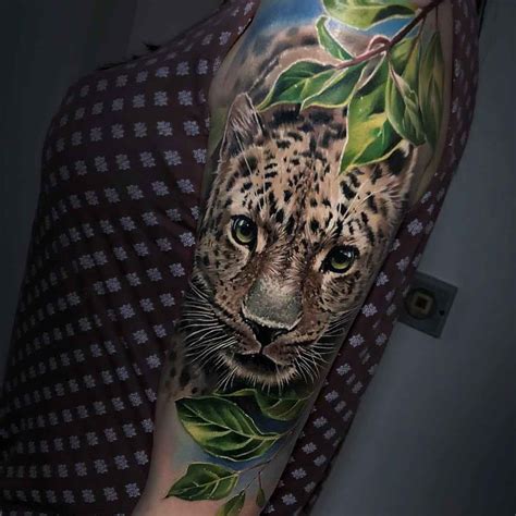 Leopard Tattoo on Shoulder - Best Tattoo Ideas Gallery