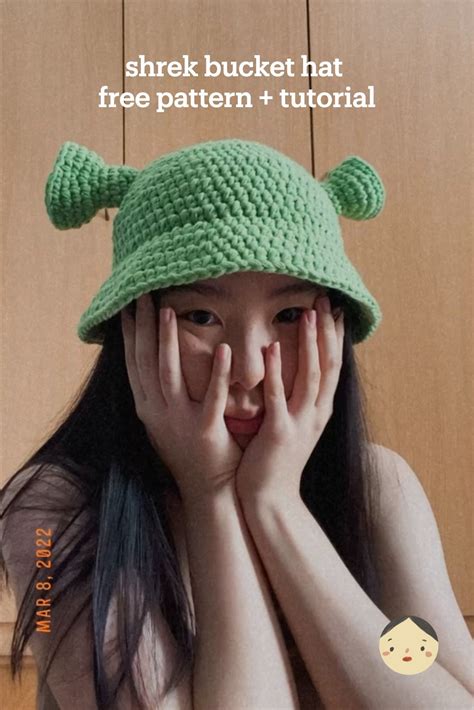 Shrek Bucket Hat Crochet Tutorial Easy Diy Beginner Friendly