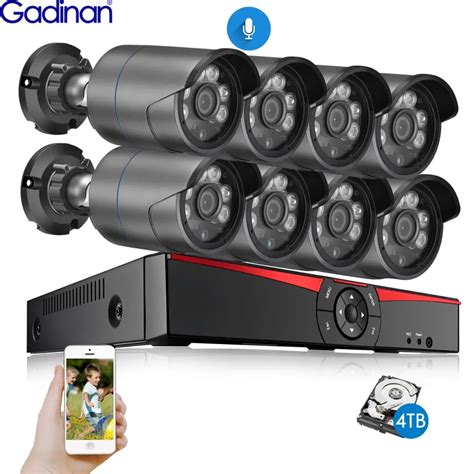 Gadinan Ch Mp Poe Ip System Cctv Camera Outdoor Security Protection