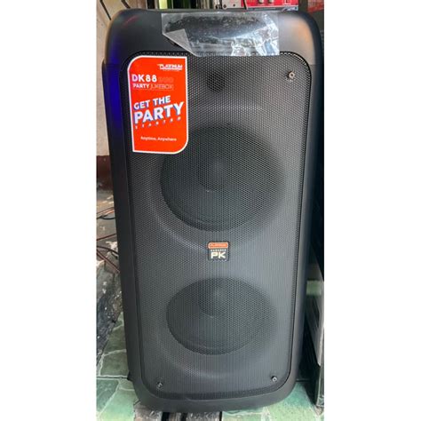 Platinum Dk Duo Party Jukebox Speaker W Built In Karaoke Shopee