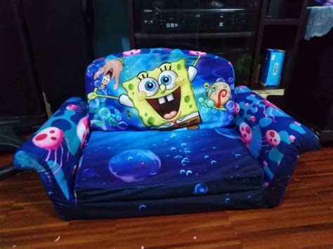 Spongebob kids sofa bed, Babies & Kids, Baby Nursery & Kids Furniture ...