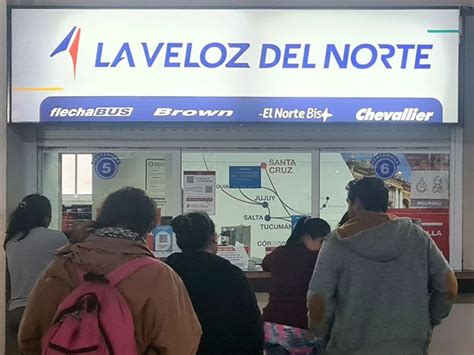 Agencia De Viaje La Veloz Del Norte En Terminal De Salta Argentina