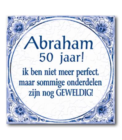 Jaar Tekst Abraham Gefeliciteerd Tante