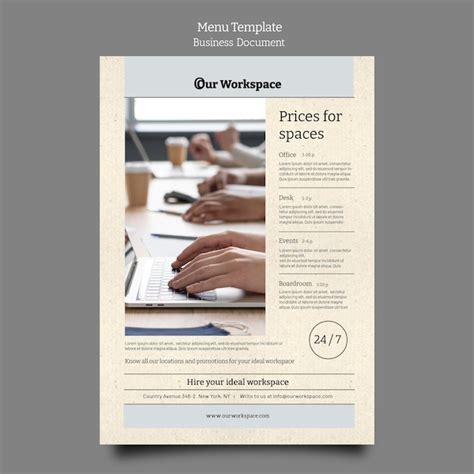 Premium Psd Business Document Banner Design Template