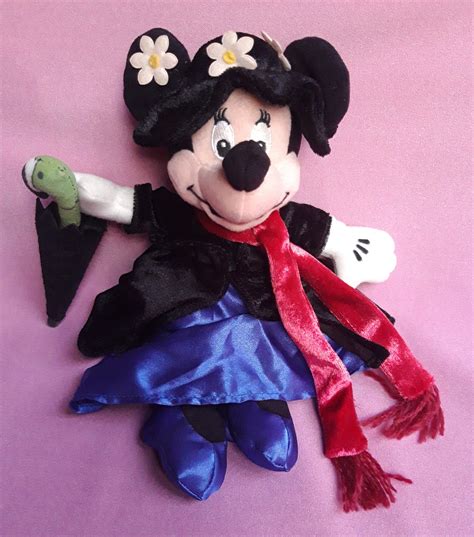 Disney Mary Poppins Minnie Mouse Plush Stuffed Doll Soft Toy Etsy