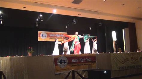 Vandhe Matharam Dance At Pampa Kannada Koota Deepothsava Youtube