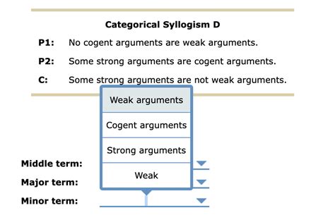 Solved A categorical syllogism is a deductive argument | Chegg.com