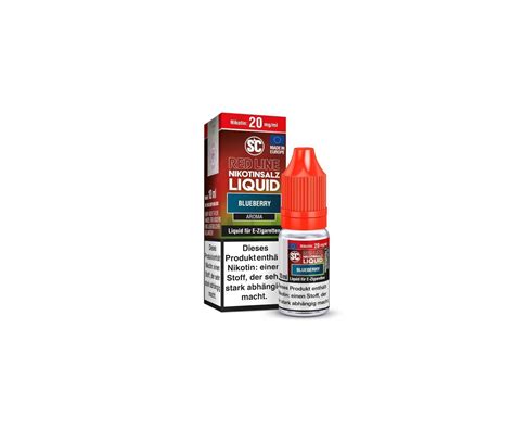 SC Red Line Blueberry Nikotinsalz Liquid 10ml Kaufen