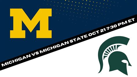 Michigan Wolverines Vs Michigan State Spartans Prediction And Picks