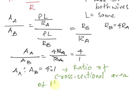 Solved Two Copper Wires And B Have The Same Length And Are Connected Across The Same Battery