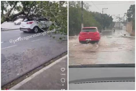 Tempestade Vento Derruba Rvore E Deixa Bairros Sem Energia Folhamax