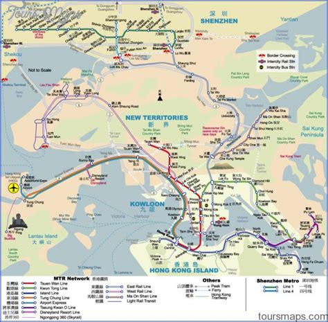 SHENZHEN RAIL MAP - ToursMaps.com