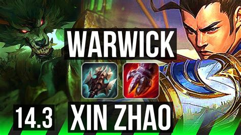 WARWICK Vs XIN ZHAO JNG Legendary 600 Games 17 6 15 BR