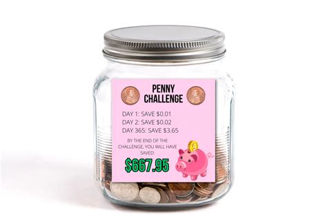 How to Do The Penny Challenge and Save $700 In A Year – Simplistically ...