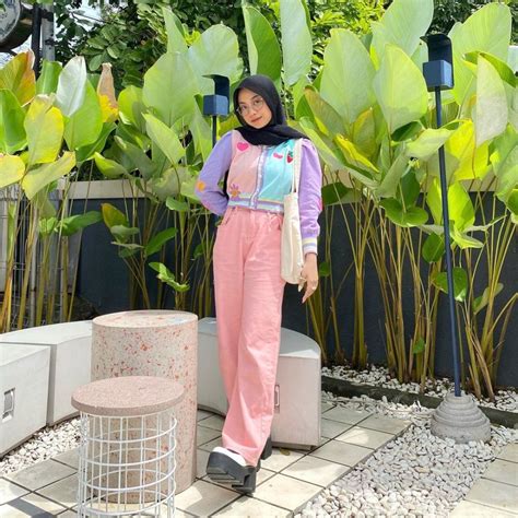 Inspirasi Ootd Cewek Kue Ala Nayla Jasmine Yang Colorful