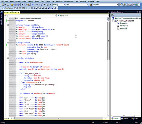 Its A Cobol World Declarative Sorting Of Dynamically Allocated In