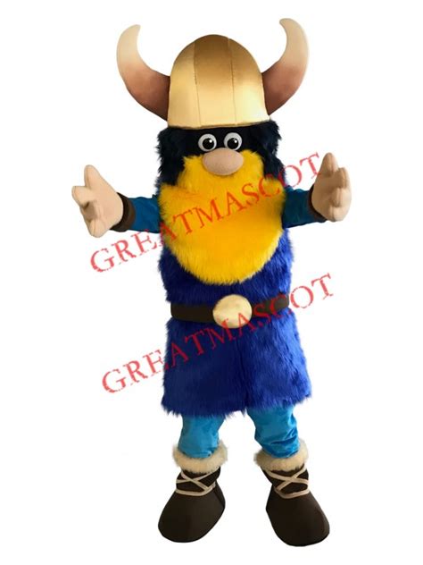 Friendly Realistic Viking Mascot Costume