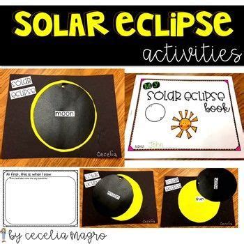 Solar Eclipse Activities for Little Learners Eclipse 2024 | Solar ...