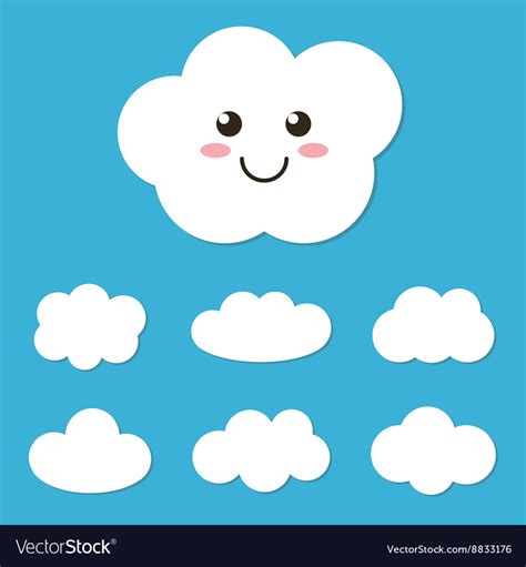 Cloud Cartoon Character