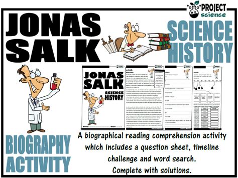 Jonas Salk Biography Activity | Teaching Resources