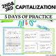 Capitalization Practice Worksheets Task Cards And Assessment Rd