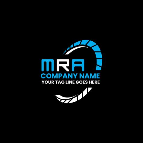 Mra Letter Logo Creative Design With Vector Graphic Mra Simple And