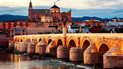 Roman Bridge and The Great Mosque of Cordoba - backiee