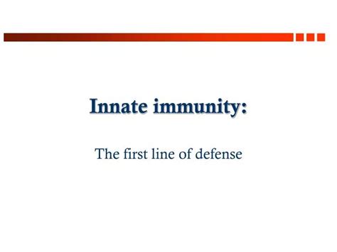 Ppt Innate Immunity Powerpoint Presentation Free Download Id 2205263