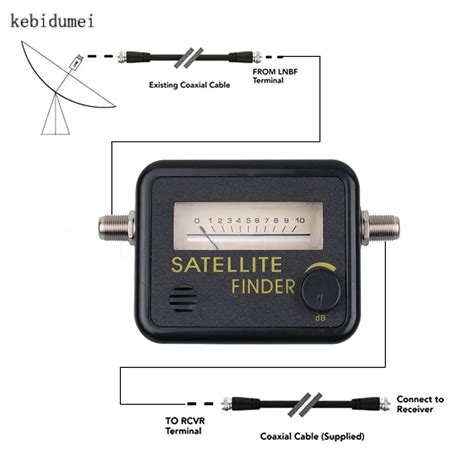 Ta Digital Satellite Finder Meter Fta Lnb Directv Signal Pointer Satv