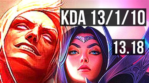 VLADIMIR Vs IRELIA TOP 13 1 10 7 Solo Kills Legendary 800 Games