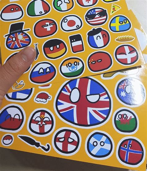 Countryball Sticker Etsy