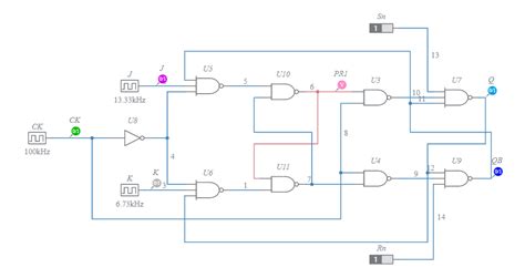 Jk Flip Flop Circuit Diagram Using Nand Gates