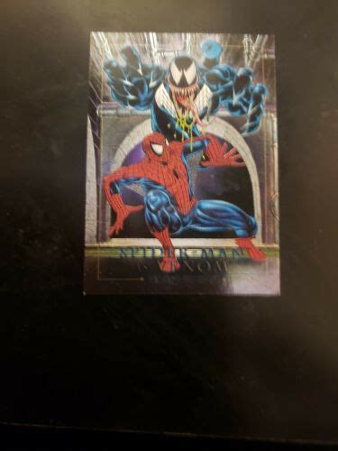 Marvel Masterpieces Spider Man Vs Venom Trading Card D Skybox