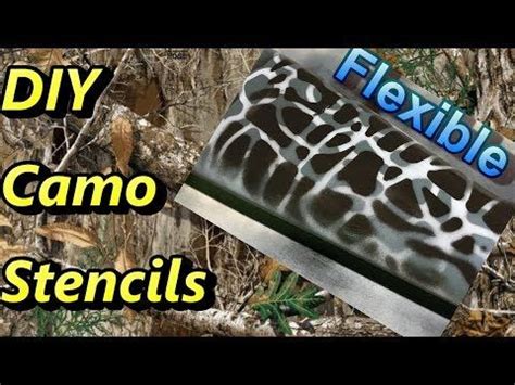 DIY Flexible Camo stencils / patterns Perfect home made Camo | Camo ...