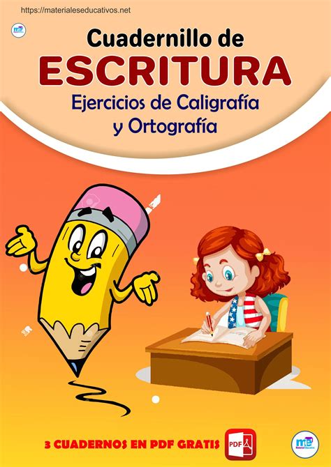 Cuadernillo De Escritura Ejercicios De Caligraf A Y Ortograf A F