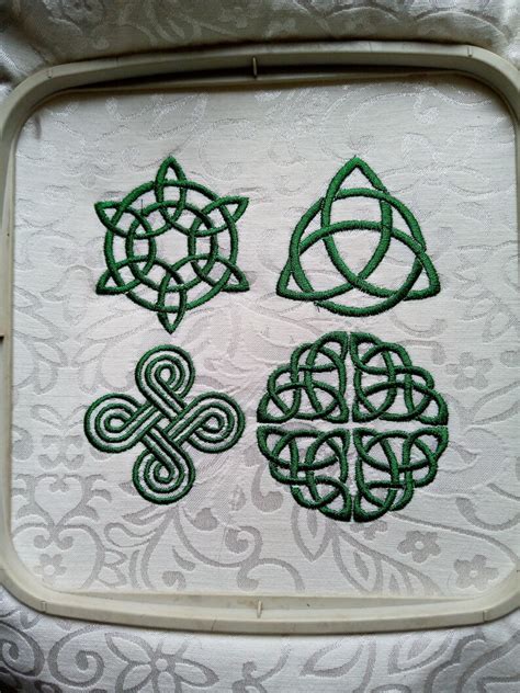 Celtic Knot Machine Embroidery Design Celtic Knot Embroidery Etsy