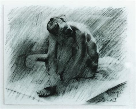 9 Charcoal Life Drawing Of A Man 1997 1200×959 Life Drawing