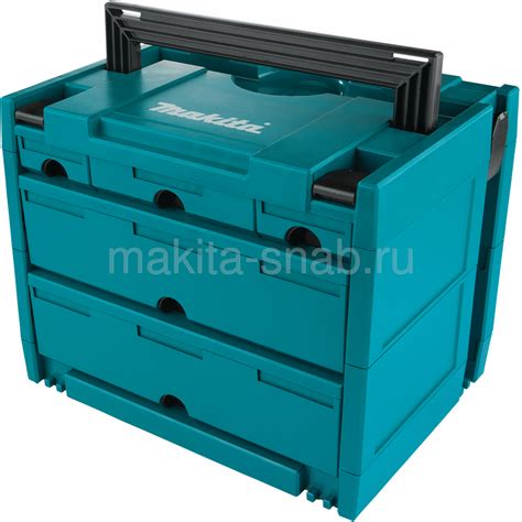 Кейс MAKPAC 5 выдвижных отсека Makita P 84349