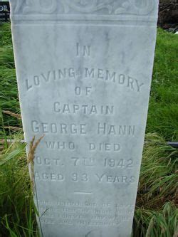 CPT George Hann 1850 1942 Find A Grave Memorial