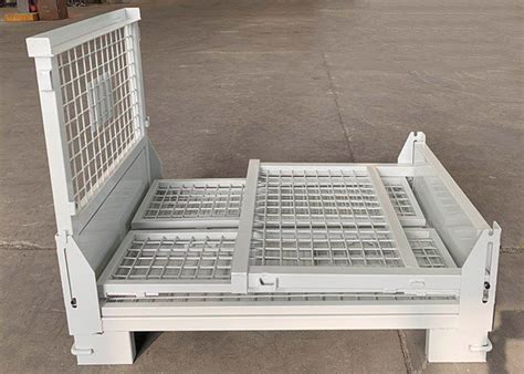 Galvanized Wire Mesh Stackable Pallet Cages Stillage Heavy Duty 1200x1000