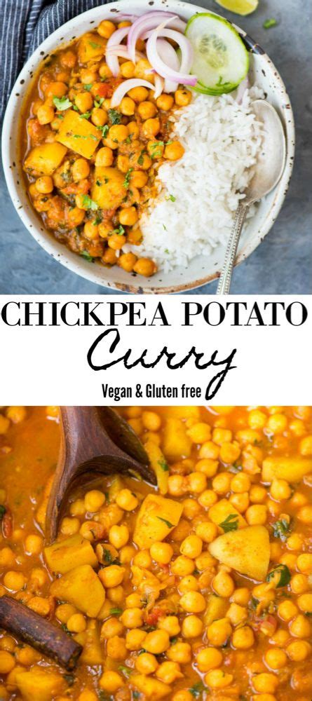 Chickpea Curry With Potato Or Chana Aloo Packed With Indian Flavours