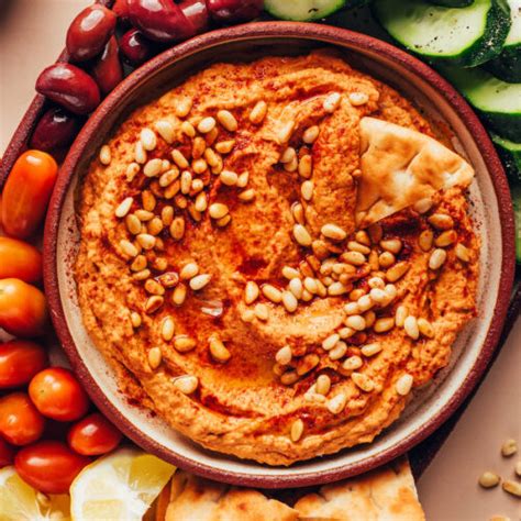 Simple Sun Dried Tomato Hummus Minimalist Baker Recipes